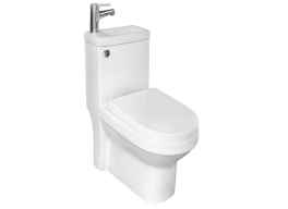 Close Coupled Toilet with Integrated Basin and Mixer Tap